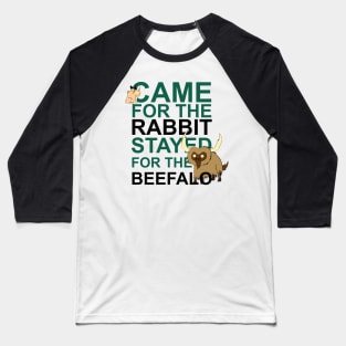 Don't Starve Beefalo! (Dark) Baseball T-Shirt